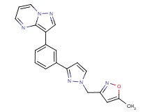 3-(3-{1-[(5-methyl-3-isoxazolyl)methyl]-1H-pyrazol-3-yl}phenyl)pyrazolo[1,5-a]pyrimidine