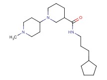 N-(3-cyclopentylpropyl)-1'-methyl-1,4'-bipiperidine-3-carboxamide