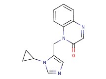 1-[(1-cyclopropyl-1H-imidazol-5-yl)methyl]quinoxalin-2(1H)-one