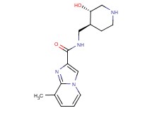 N-{[(3S*,4S*)-3-hydroxypiperidin-4-yl]methyl}-8-methylimidazo[1,2-a]pyridine-2-carboxamide