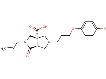 (3aS*,6aS*)-2-allyl-5-[3-(4-fluorophenoxy)propyl]-1-oxohexahydropyrrolo[3,4-c]pyrrole-3a(1H)-carboxylic acid