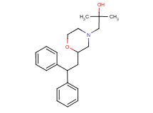 1-[2-(2,2-diphenylethyl)-4-morpholinyl]-2-methyl-2-propanol