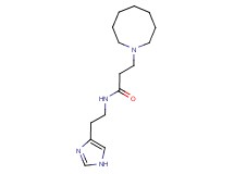 3-azocan-1-yl-N-[2-(1H-imidazol-4-yl)ethyl]propanamide