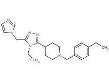 1-(4-ethylbenzyl)-4-[4-ethyl-5-(1H-imidazol-1-ylmethyl)-4H-1,2,4-triazol-3-yl]piperidine