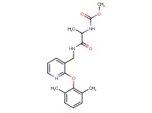 methyl [2-({[2-(2,6-dimethylphenoxy)pyridin-3-yl]methyl}amino)-1-methyl-2-oxoethyl]carbamate