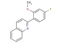 2-(4-fluoro-2-methoxyphenyl)quinoline