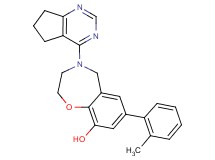 4-(6,7-dihydro-5H-cyclopenta[d]pyrimidin-4-yl)-7-(2-methylphenyl)-2,3,4,5-tetrahydro-1,4-benzoxazepin-9-ol