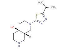 rel-(4aS,8aS)-2-(5-isopropyl-1,3,4-thiadiazol-2-yl)octahydro-2,7-naphthyridin-4a(2H)-ol dihydrochloride