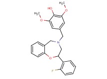 4-{[2-(2-fluorophenyl)-2,3-dihydro-1,4-benzoxazepin-4(5H)-yl]methyl}-2,6-dimethoxyphenol