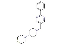 4-{1-[(2-phenylpyrimidin-5-yl)methyl]piperidin-4-yl}thiomorpholine
