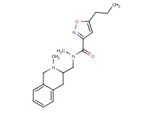 N-methyl-N-[(2-methyl-1,2,3,4-tetrahydro-3-isoquinolinyl)methyl]-5-propyl-3-isoxazolecarboxamide