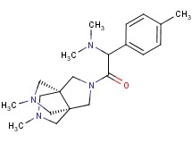 2-[(1s,5s)-7,10-dimethyl-3,7,10-triazatricyclo[3.3.3.0~1,5~]undec-3-yl]-N,N-dimethyl-1-(4-methylphenyl)-2-oxoethanamine