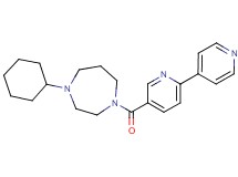 5-[(4-cyclohexyl-1,4-diazepan-1-yl)carbonyl]-2,4'-bipyridine