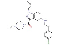 1-allyl-N-[2-(4-chlorophenyl)ethyl]-3-[(4-methyl-1-piperazinyl)carbonyl]-4,5,6,7-tetrahydro-1H-indazol-5-amine