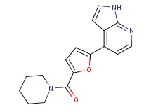 4-[5-(piperidin-1-ylcarbonyl)-2-furyl]-1H-pyrrolo[2,3-b]pyridine