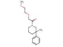 1-[(2-methoxyethoxy)acetyl]-3-methyl-3-phenylpiperidine