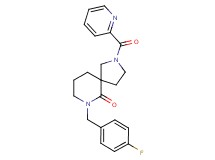 7-(4-fluorobenzyl)-2-(2-pyridinylcarbonyl)-2,7-diazaspiro[4.5]decan-6-one