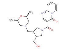 3-{[(3R*,4R*)-3-{[(2R*,6S*)-2,6-dimethylmorpholin-4-yl]methyl}-4-(hydroxymethyl)pyrrolidin-1-yl]carbonyl}-4H-pyrido[1,2-a]pyrimidin-4-one