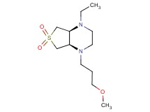 (4aR*,7aS*)-1-ethyl-4-(3-methoxypropyl)octahydrothieno[3,4-b]pyrazine 6,6-dioxide