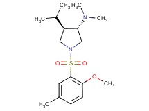 (3S*,4R*)-4-isopropyl-1-[(2-methoxy-5-methylphenyl)sulfonyl]-N,N-dimethyl-3-pyrrolidinamine