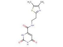 N-[2-(4,5-dimethyl-1,3-thiazol-2-yl)ethyl]-2,6-dioxo-1,2,3,6-tetrahydropyrimidine-4-carboxamide
