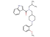 N-isobutyl-N-{[1-(2-methoxybenzyl)-4-piperidinyl]methyl}-1H-indole-3-carboxamide