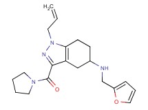 1-allyl-N-(2-furylmethyl)-3-(1-pyrrolidinylcarbonyl)-4,5,6,7-tetrahydro-1H-indazol-5-amine