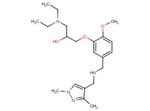 1-(diethylamino)-3-[5-({[(1,3-dimethyl-1H-pyrazol-4-yl)methyl]amino}methyl)-2-methoxyphenoxy]-2-propanol