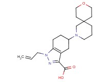 1-allyl-5-(9-oxa-2-azaspiro[5.5]undec-2-yl)-4,5,6,7-tetrahydro-1H-indazole-3-carboxylic acid