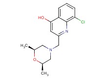 8-chloro-2-{[(2R*,6S*)-2,6-dimethylmorpholin-4-yl]methyl}quinolin-4-ol