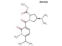 methyl (2S,4R)-4-(dimethylamino)-1-[(6-isopropyl-1-methyl-2-oxo-1,2-dihydropyridin-3-yl)carbonyl]pyrrolidine-2-carboxylate