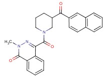 2-methyl-4-{[3-(2-naphthoyl)-1-piperidinyl]carbonyl}-1(2H)-phthalazinone