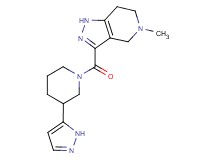 5-methyl-3-{[3-(1H-pyrazol-5-yl)piperidin-1-yl]carbonyl}-4,5,6,7-tetrahydro-1H-pyrazolo[4,3-c]pyridine