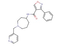 3-phenyl-N-[1-(3-pyridinylmethyl)-4-azepanyl]-4-isoxazolecarboxamide