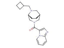 3-{[(1R*,5R*)-6-(cyclobutylmethyl)-3,6-diazabicyclo[3.2.2]non-3-yl]carbonyl}imidazo[1,2-a]pyridine
