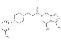 3,5-dimethyl-7-{3-[4-(3-methylphenyl)piperazin-1-yl]propanoyl}-5,6,7,8-tetrahydro[1,2,4]triazolo[4,3-a]pyrazine