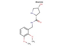 (4R)-N-(2,3-dimethoxybenzyl)-4-hydroxy-D-prolinamide