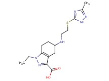 1-ethyl-5-({2-[(3-methyl-1H-1,2,4-triazol-5-yl)thio]ethyl}amino)-4,5,6,7-tetrahydro-1H-indazole-3-carboxylic acid