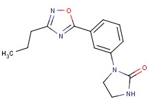1-[3-(3-propyl-1,2,4-oxadiazol-5-yl)phenyl]-2-imidazolidinone