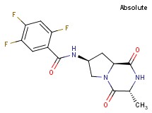 2,4,5-trifluoro-N-[(3R,7S,8aS)-3-methyl-1,4-dioxooctahydropyrrolo[1,2-a]pyrazin-7-yl]benzamide
