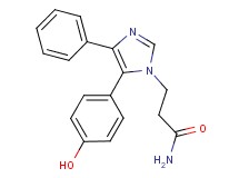 3-[5-(4-hydroxyphenyl)-4-phenyl-1H-imidazol-1-yl]propanamide