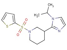 3-(1-isopropyl-1H-imidazol-2-yl)-1-(2-thienylsulfonyl)piperidine