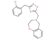 4-{[3-(2-chlorobenzyl)-1,2,4-oxadiazol-5-yl]methyl}-2,3,4,5-tetrahydro-1,4-benzoxazepine