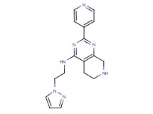 N-[2-(1H-pyrazol-1-yl)ethyl]-2-(4-pyridinyl)-5,6,7,8-tetrahydropyrido[3,4-d]pyrimidin-4-amine