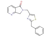 6-[(2-benzyl-1,3-thiazol-4-yl)methyl]-6,7-dihydro-5H-pyrrolo[3,4-b]pyridin-5-one