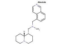 (isoquinolin-5-ylmethyl)methyl[(1S,9aR)-octahydro-2H-quinolizin-1-ylmethyl]amine
