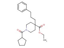 ethyl 1-(cyclopentylcarbonyl)-4-(3-phenylpropyl)-4-piperidinecarboxylate