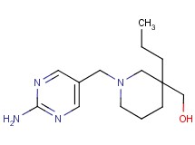 {1-[(2-amino-5-pyrimidinyl)methyl]-3-propyl-3-piperidinyl}methanol