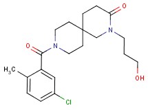 9-(5-chloro-2-methylbenzoyl)-2-(3-hydroxypropyl)-2,9-diazaspiro[5.5]undecan-3-one