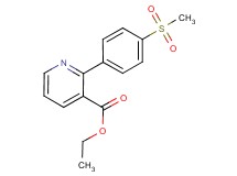 ethyl 2-[4-(methylsulfonyl)phenyl]nicotinate